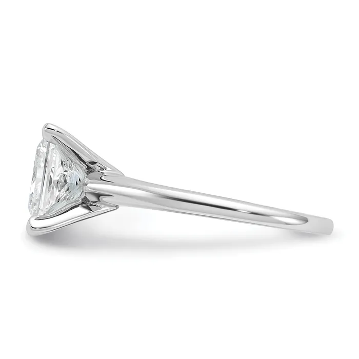 Goldia Rings 14k White Gold 2 12 Ct Certified Lab Grown Diamond VSSI G Princess Solitare Engagement Ring