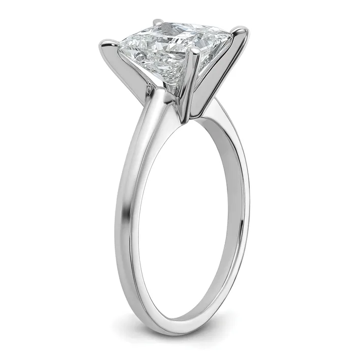Goldia Rings 14k White Gold 2 12 Ct Certified Lab Grown Diamond VSSI G Princess Solitare Engagement Ring