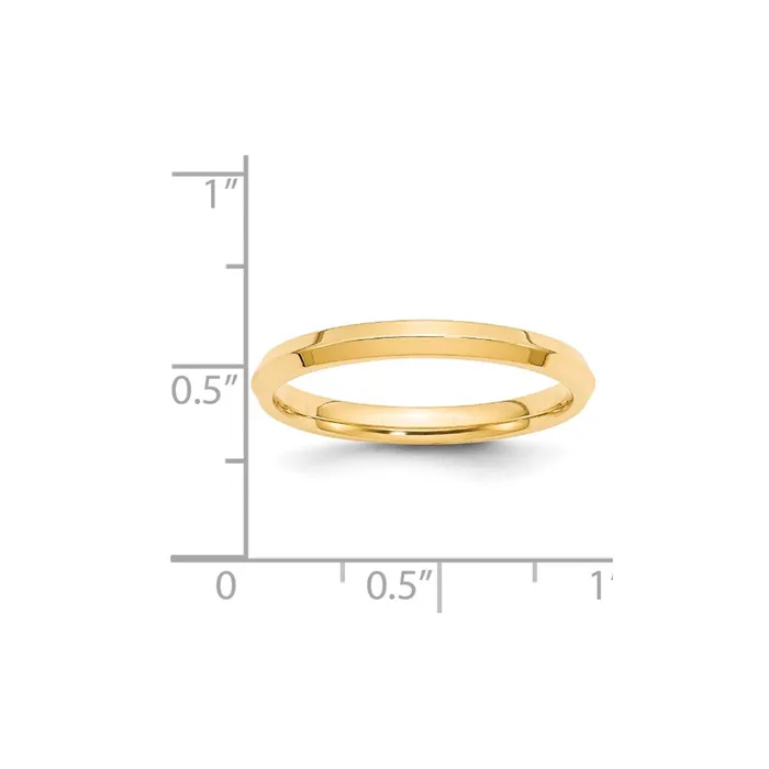 Rings Goldia Solid 10K Yellow Gold 25mm Knife Edge Comfort Fit MensWomens Wedding Band Ring Size 9 Rings Goldia Solid 10K Yellow Gold 25mm Knife Edge Comfort Fit MensWomens Wedding Band Ring Size 9