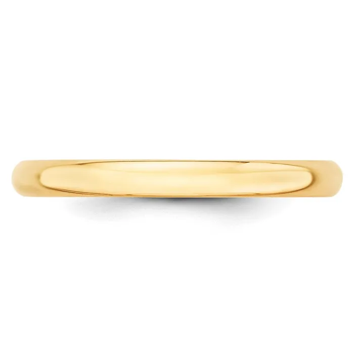 Rings Goldia Solid 14K Yellow Gold 25mm Light Weight Half Round MensWomens Wedding Band Ring Size 10 Rings Goldia Solid 14K Yellow Gold 25mm Light Weight Half Round MensWomens Wedding Band Ring Size 10