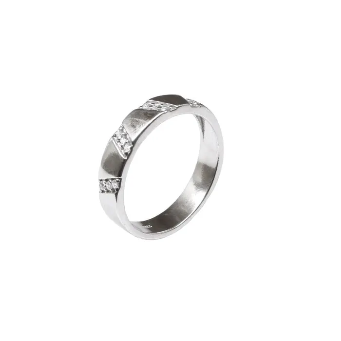 Karizma Jewels Real solid Sterling Silver White CZ Mens finger ring Rings Karizma Jewels Real solid Sterling Silver White CZ Mens finger ring Rings