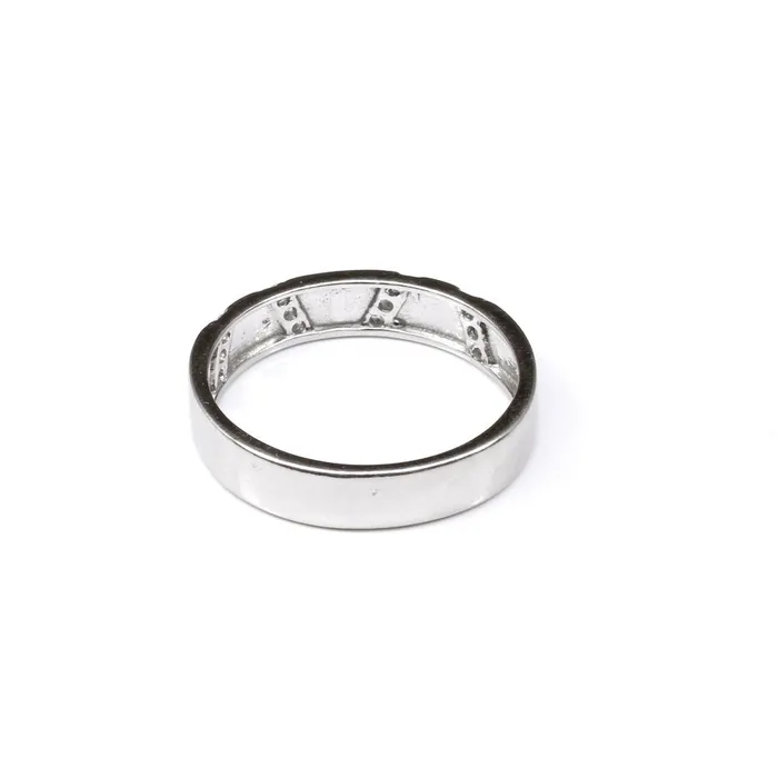 Karizma Jewels Real solid Sterling Silver White CZ Mens finger ring Rings Karizma Jewels Real solid Sterling Silver White CZ Mens finger ring Rings