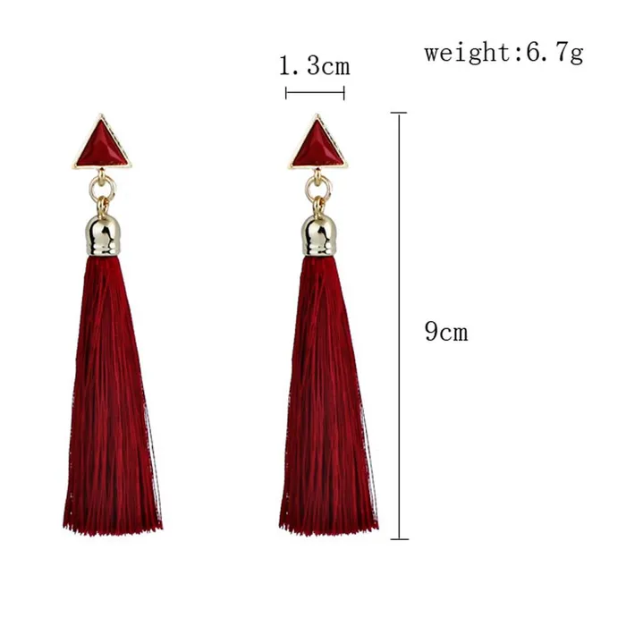 Earrings sparklingselections Black vintage Tassel Earrings Earrings sparklingselections Black vintage Tassel Earrings
