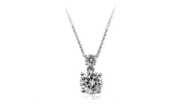 Fashion AAA Zircon Crystal Dangle Pendant Necklace sparklingselections Necklaces Fashion AAA Zircon Crystal Dangle Pendant Necklace sparklingselections Necklaces