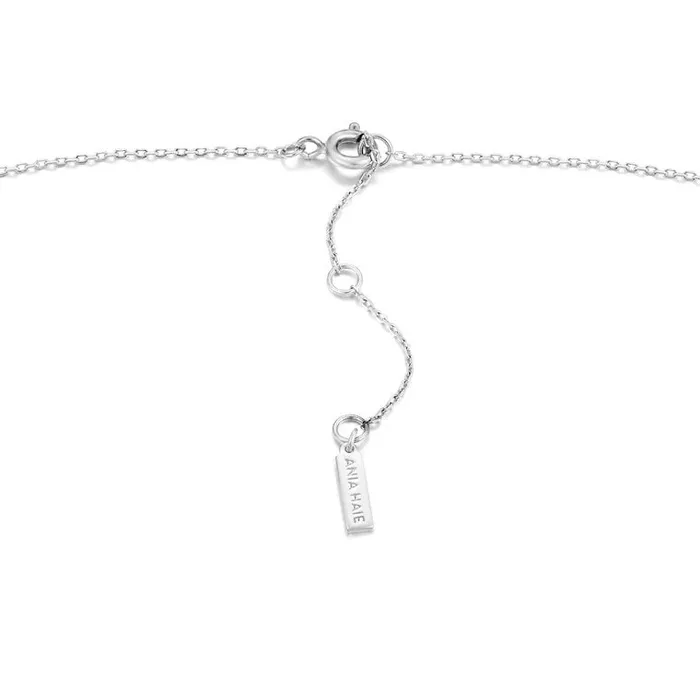 Into the Blue Turquoise Silver Bar Necklace Ania Haie Necklaces