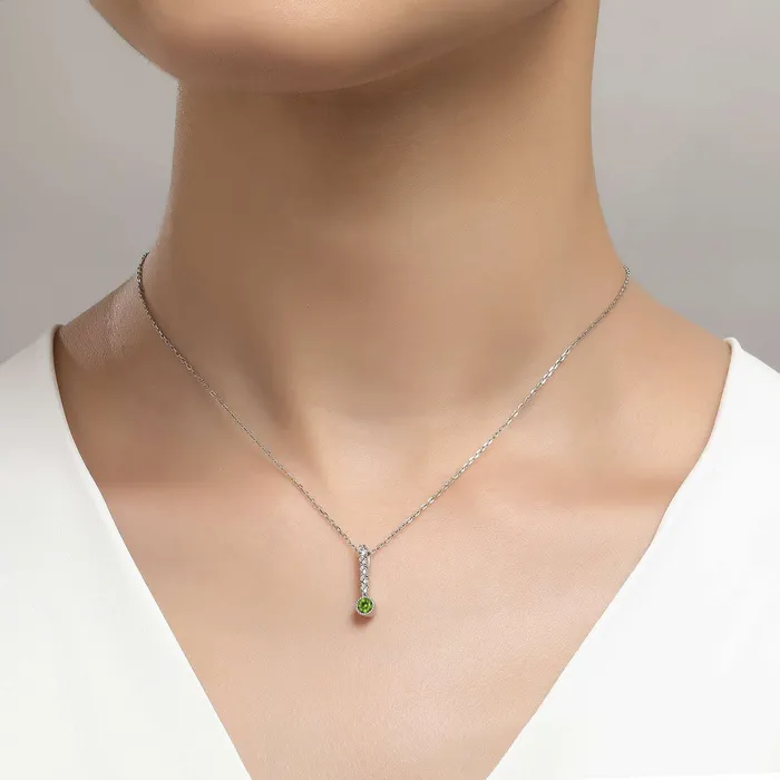 Lafonn Necklaces August Birthstone Love Pendant