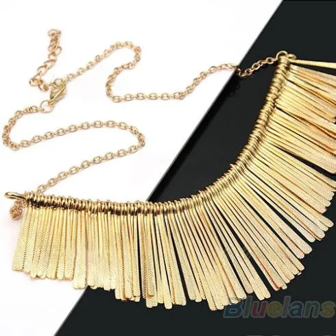 Necklaces sparklingselections Metal Multilayer Chain Tassel Choker Bib Necklace 02I4 Necklaces sparklingselections Metal Multilayer Chain Tassel Choker Bib Necklace 02I4