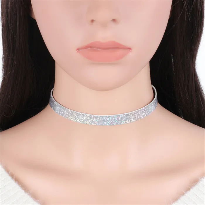 Necklaces sparklingselections PU Leather Gothic Maxi Statement Necklace For Woman Necklaces sparklingselections PU Leather Gothic Maxi Statement Necklace For Woman