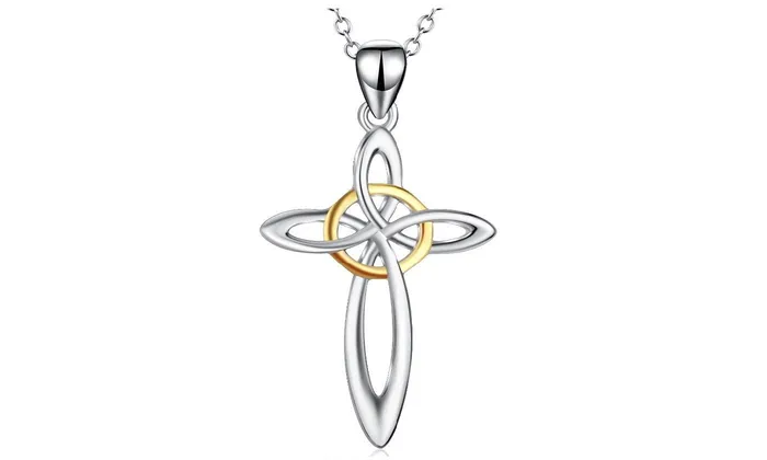 Necklaces sparklingselections Silver Cross Pendant Necklace For Women