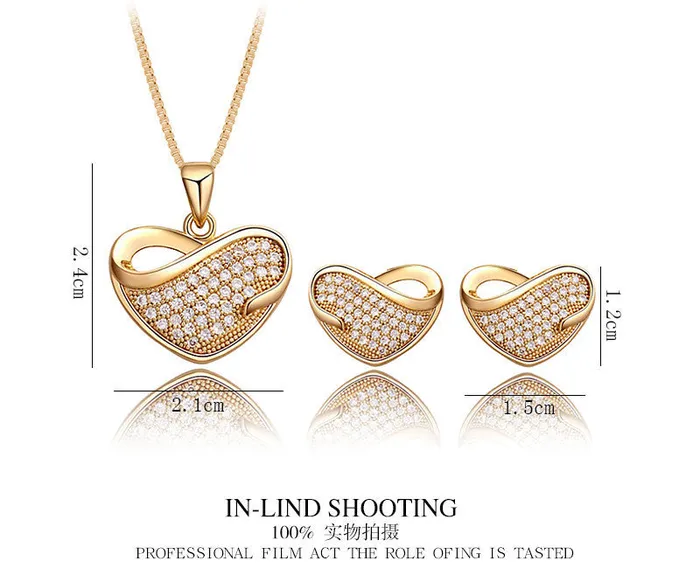 Rhinestone Crystal African Beads Heart Necklace Earrings Set for Women sparklingselections Necklaces Rhinestone Crystal African Beads Heart Necklace Earrings Set for Women sparklingselections Necklaces
