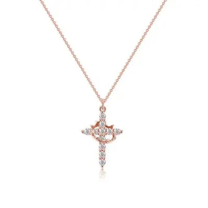 Sparkling Cross Pendant Necklace Ashley Jewels Necklaces