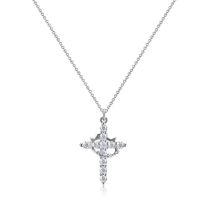 Sparkling Cross Pendant Necklace Ashley Jewels Necklaces