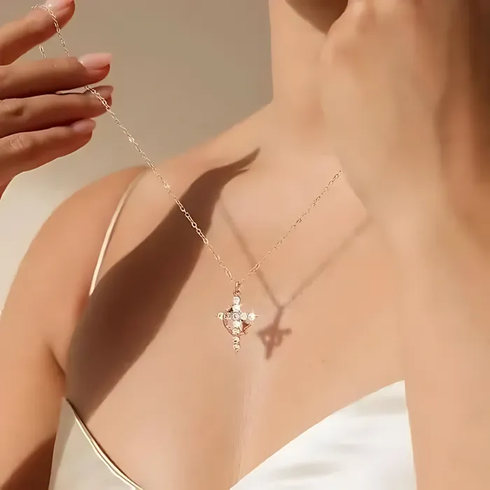 Sparkling Cross Pendant Necklace Ashley Jewels Necklaces