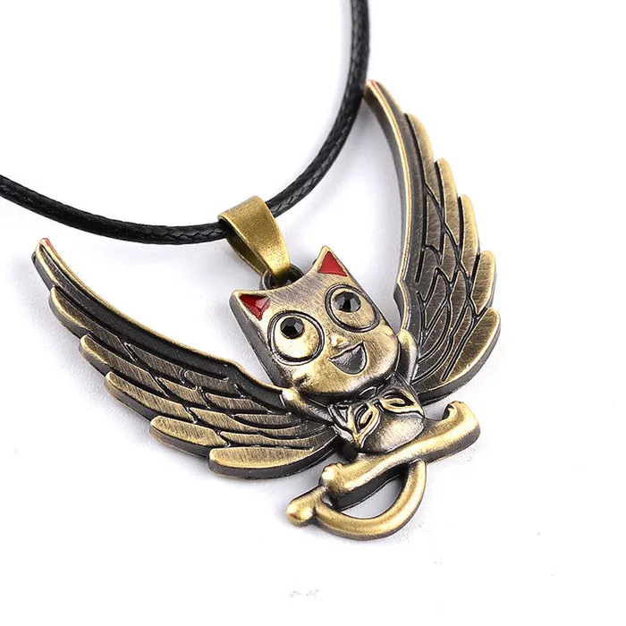 sparklingselections Necklaces Fairy Tail Bronze Alloy Owl Necklace for Women