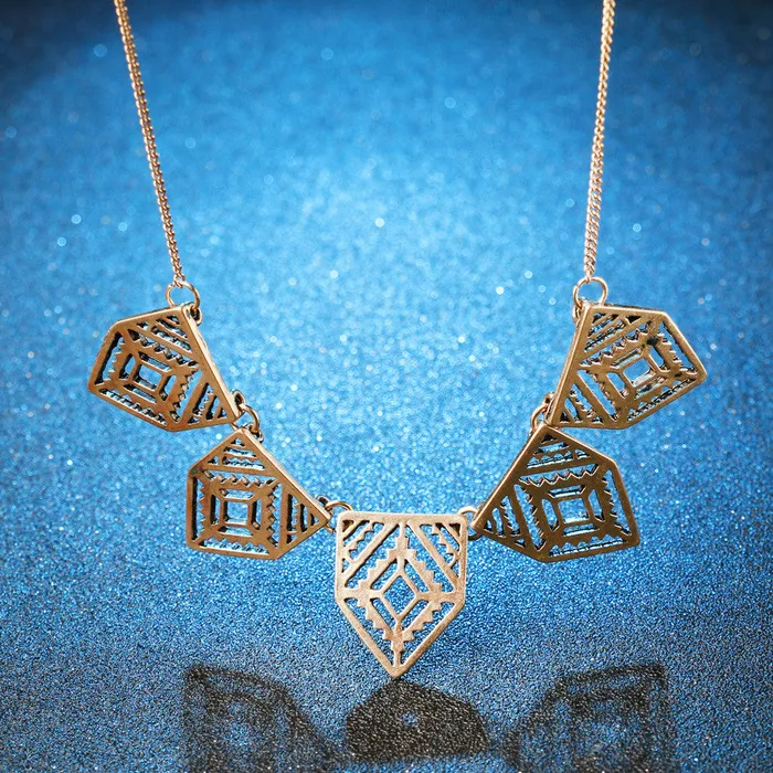 sparklingselections Necklaces Vintage 5 Star Turkey Pendant Necklace For Women