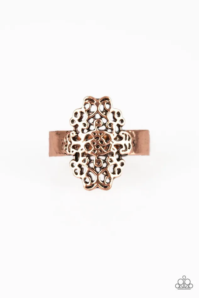 Paparazzi Accessories Rings Full Of HAUTE Air Copper Ring Jewelry by Bretta