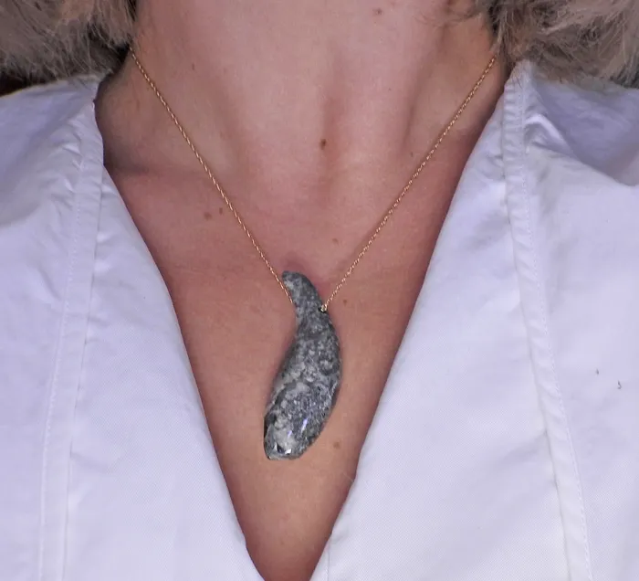 Tiffany Co Necklaces Tiffany Co Gehry Fish Jade Gold Pendant Necklace