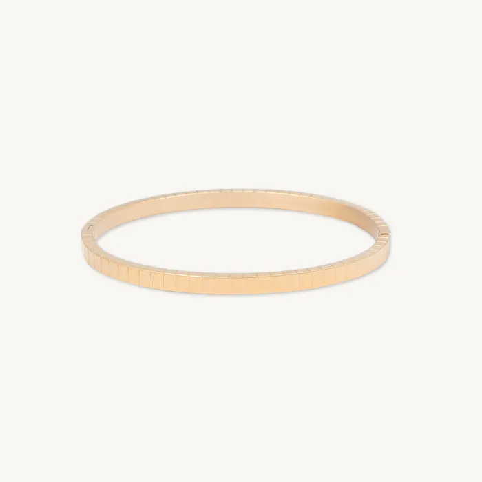 Bracelets Camile Stone Ridges Hinged Bangle Bracelet