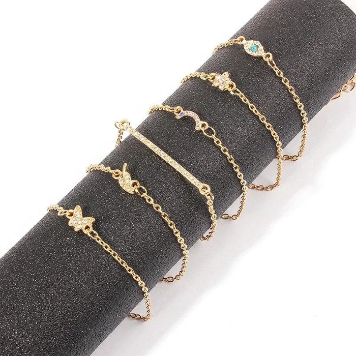 Bracelets Ellie Sage Positive Vibes Bracelet Stack