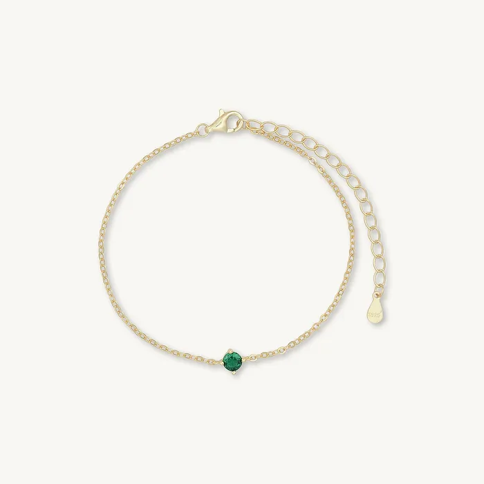 Camile Stone Bracelets Classic Birthstone Bracelet May