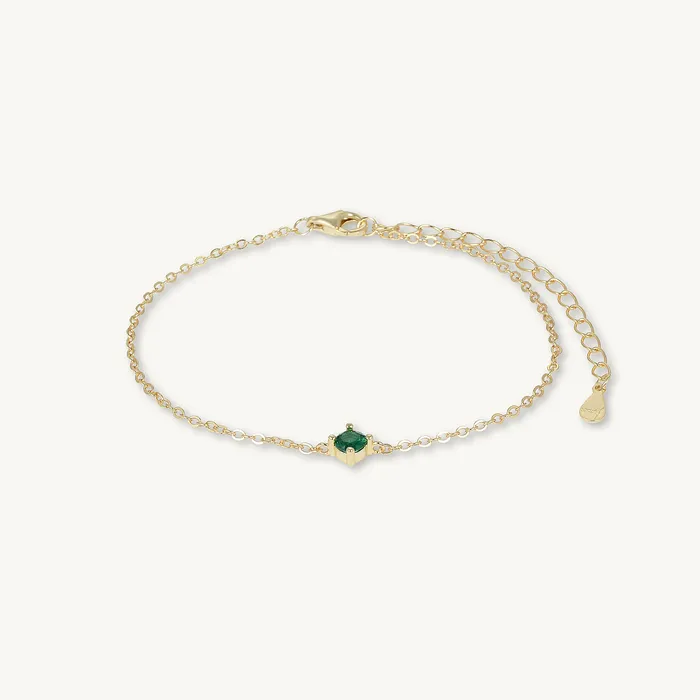 Camile Stone Bracelets Classic Birthstone Bracelet May