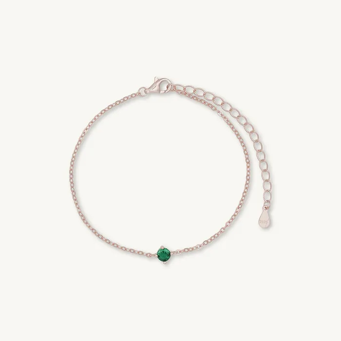 Camile Stone Bracelets Classic Birthstone Bracelet May