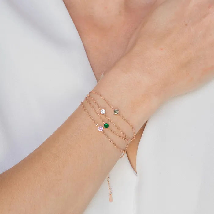 Camile Stone Bracelets Classic Birthstone Bracelet May