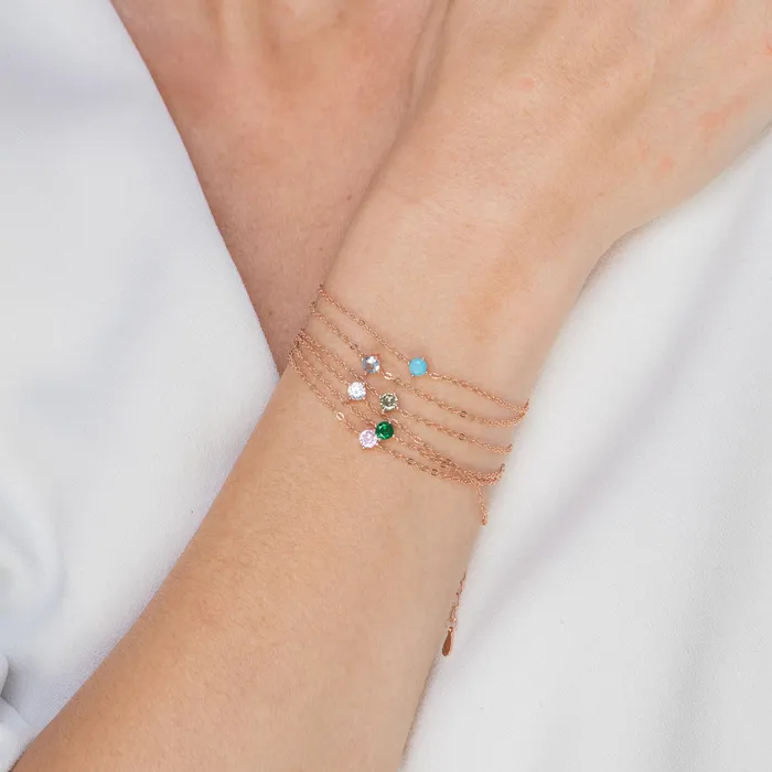 Camile Stone Bracelets Classic Birthstone Bracelet May