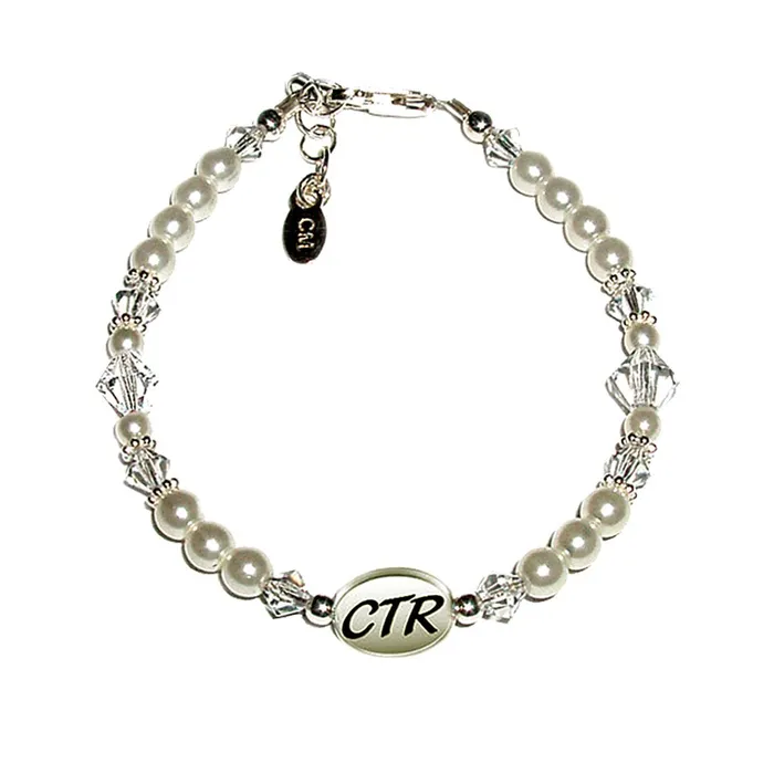 Cherished Moments Bracelets CTR Bracelet White Pearl for Girls Cherished Moments Bracelets CTR Bracelet White Pearl for Girls