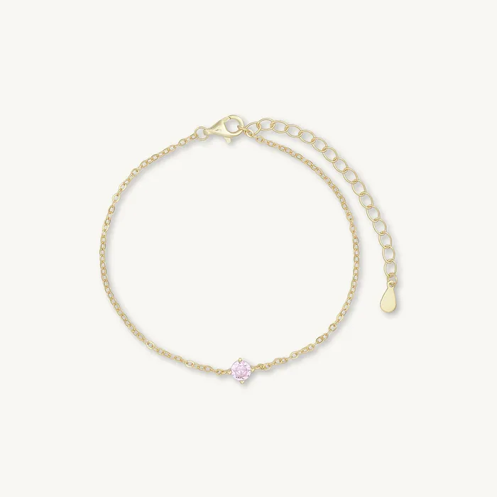 Classic Birthstone Bracelet October Camile Stone Bracelets