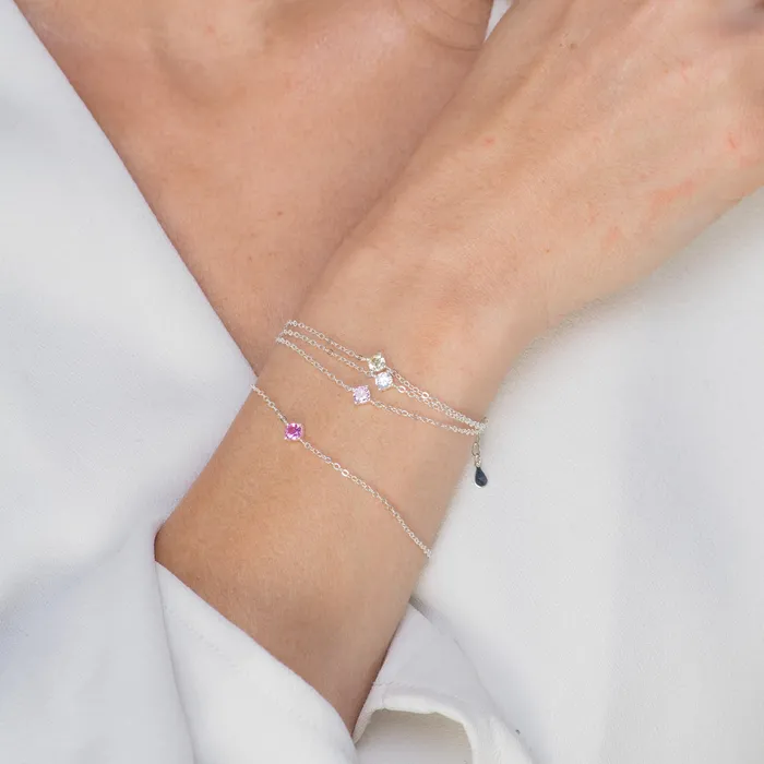 Classic Birthstone Bracelet October Camile Stone Bracelets