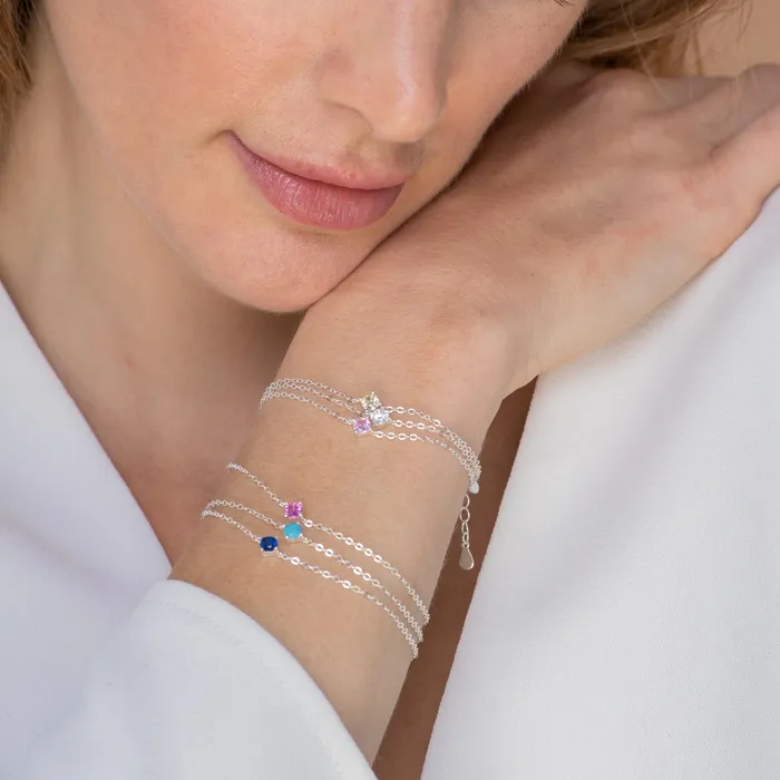 Classic Birthstone Bracelet October Camile Stone Bracelets