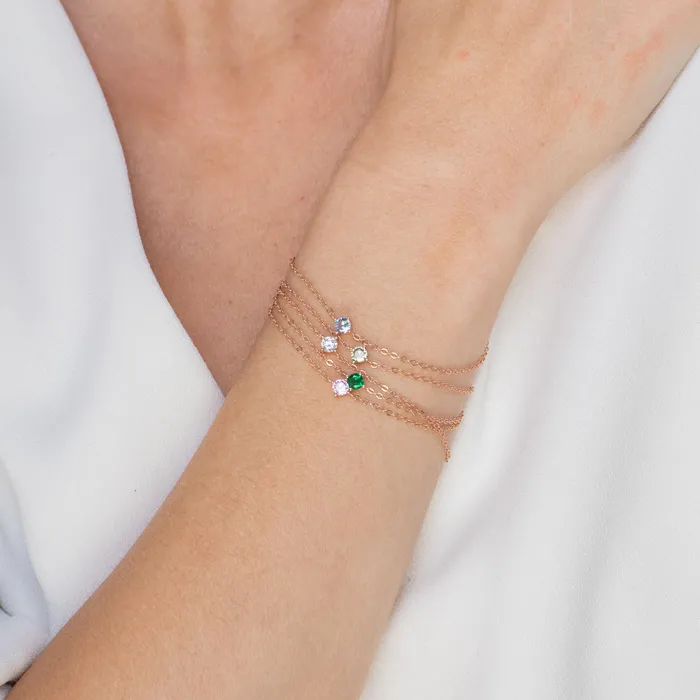 Classic Birthstone Bracelet October Camile Stone Bracelets