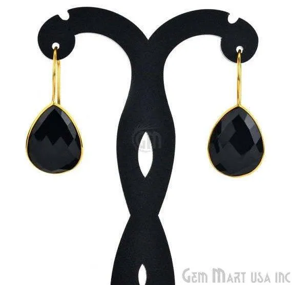 GemMartUSA Earrings Pear Shape 21x16mm Gold Plated Gemstone Hook Earrings Pick your Gemstone 900172 GemMartUSA Earrings Pear Shape 21x16mm Gold Plated Gemstone Hook Earrings Pick your Gemstone 900172