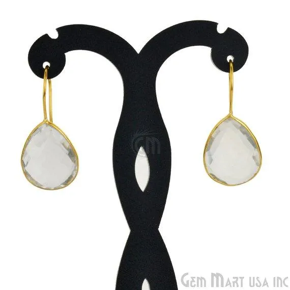 GemMartUSA Earrings Pear Shape 21x16mm Gold Plated Gemstone Hook Earrings Pick your Gemstone 900172 GemMartUSA Earrings Pear Shape 21x16mm Gold Plated Gemstone Hook Earrings Pick your Gemstone 900172