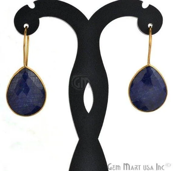 GemMartUSA Earrings Pear Shape 21x16mm Gold Plated Gemstone Hook Earrings Pick your Gemstone 900172 GemMartUSA Earrings Pear Shape 21x16mm Gold Plated Gemstone Hook Earrings Pick your Gemstone 900172
