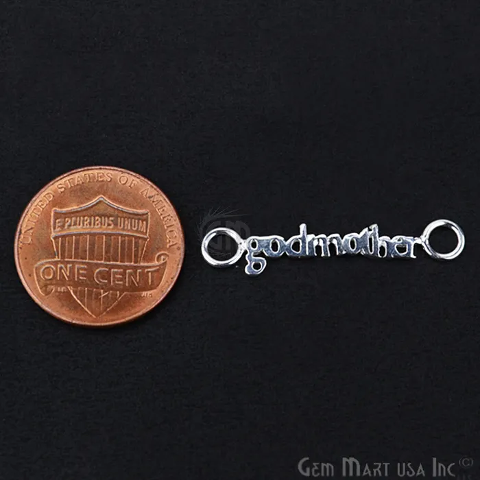 GODMOTHER Letter Silver Charm for Bracelet Pendants Necklace GemmartUSA Bracelets GODMOTHER Letter Silver Charm for Bracelet Pendants Necklace GemmartUSA Bracelets