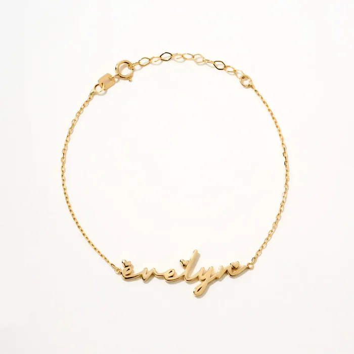 Grace PK Cursive Heart Bracelet Bracelets