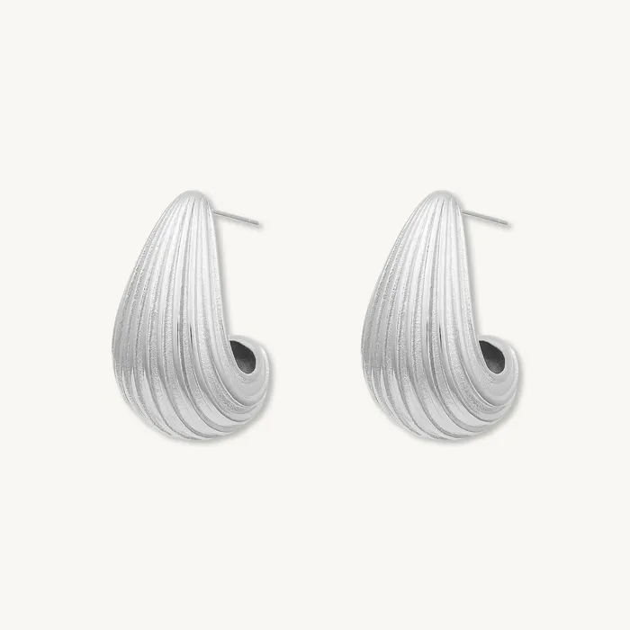 Livia Statement Dome Earrings Camile Stone Earrings