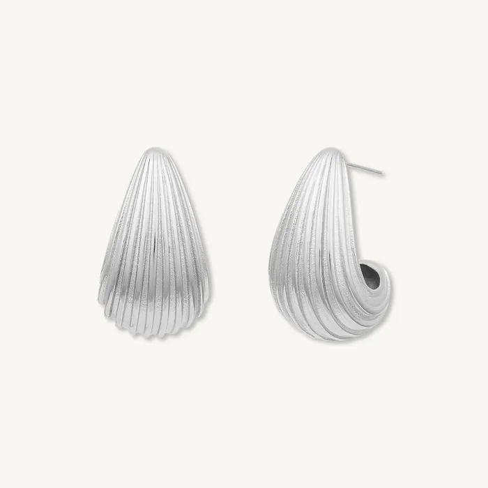 Livia Statement Dome Earrings Camile Stone Earrings