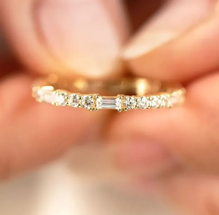 My Store Rings Gold Diamond Ring Womens Gold Engagement Ring Womens Gold Wedding Ring Eternity Ring